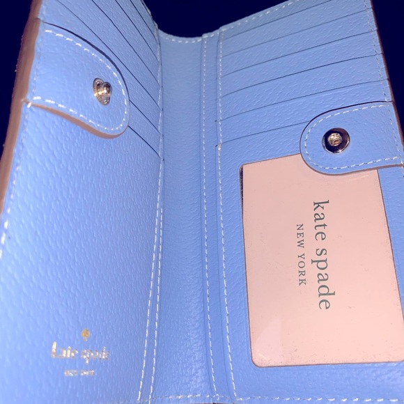 Kate Spade Thompson Street Stacy Wallet Fable Blue - Picture 3 of 5